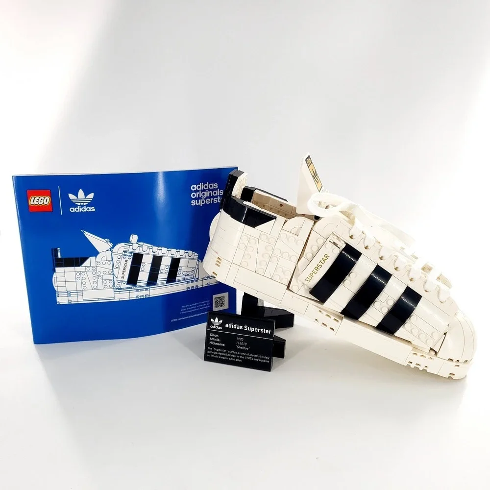 LEGO Icons: adidas Originals Superstar (10282) Complete w/ Instructions No Box